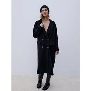 ZARA Wool-Blend Long Coat